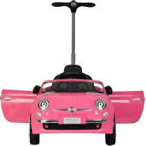 Best Ride On Cars FIAT 500 Pushing Car Pink 3622
