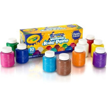 Crayola Washable Kids Paint Metallic 59 ml 10 Count 54-5000