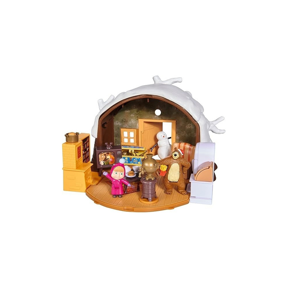 Simba Masha And The Bear Winter Bears House Playset 109301023