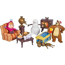 Simba Masha And The Bear Winter Bears House Playset 109301023