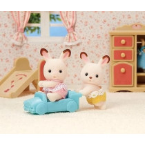 Sylvanian Families Chocolate Rabbit Twins 5420