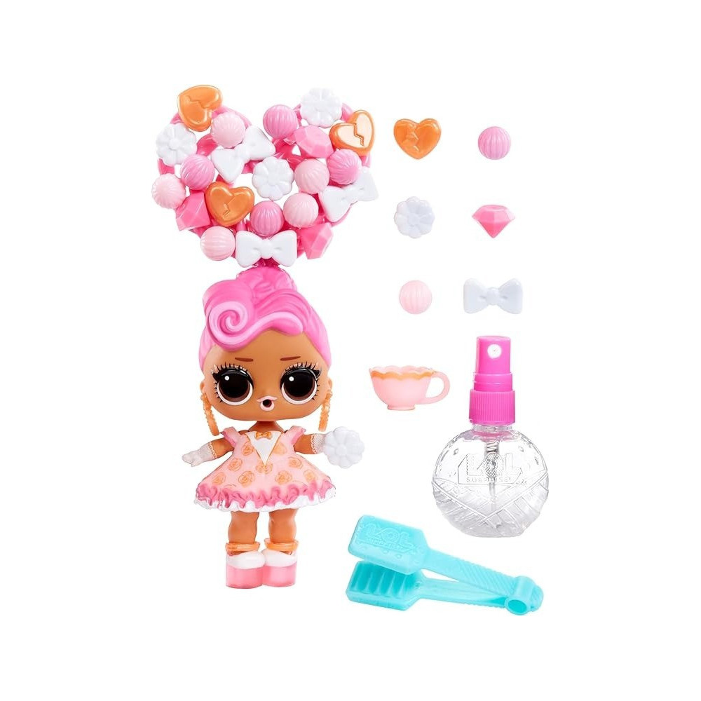Lol Surprise Hair Beads Tots Dolls Customizable Buildable Hairstyles With Beads And Water, Fun Toy For Kids