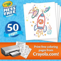 Crayola Wonder Blank Coloring Pages, 50 Count, 752840