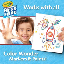 Crayola Wonder Blank Coloring Pages, 50 Count, 752840