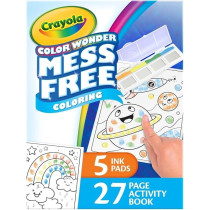 Crayola Color Wonder Mess Free Fingerprint Ink Painting Activity Set, Finger Painting Alternative, Gift For Kids, Age 3, 4, 5, 6