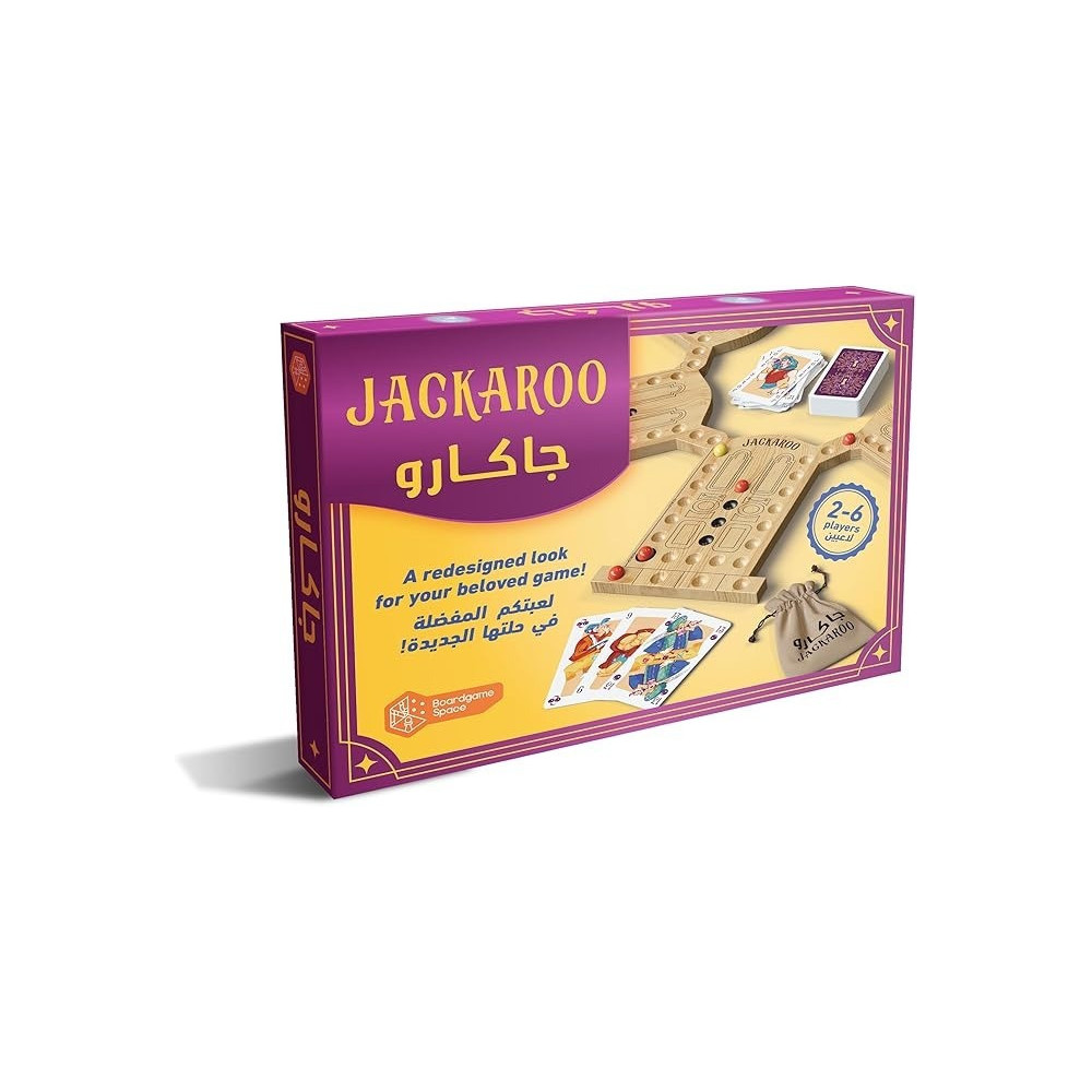 Boardgame Space Jackaroo 2-6 Players Boardgame, English/Arabic