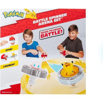 Pokemon Battle Spinner Arena Set - Two Battle Spinners With Two Poke Ball Spinner Launchers And Battle Arena
