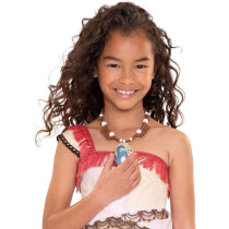Moana 2 Disneys Necklace Magical Seashell Star Light-Up Necklace By Jakks Pacific For Girls Role Play And Dress Up Officially Licensed By Disney