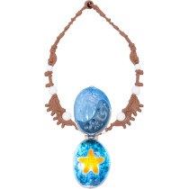 Moana 2 Disneys Necklace Magical Seashell Star Light-Up Necklace By Jakks Pacific For Girls Role Play And Dress Up Officially Licensed By Disney