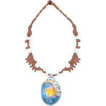 Moana 2 Disneys Necklace Magical Seashell Star Light-Up Necklace By Jakks Pacific For Girls Role Play And Dress Up Officially Licensed By Disney