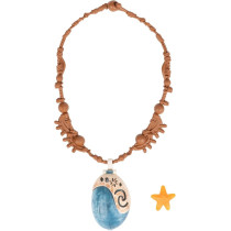 Moana 2 Disneyâ€™S Sea Star Necklace By Jakks Pacific, For Girls Role Play And Dress Up Officially Licensed By Disney