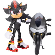 Sonic The Hedgehog 3 Movie 5 Inch Figure W/Vehicle Motorcycle