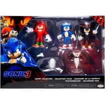 Jakks Pacific Sonic The Movie 3: Sonic X Shadow Tokyo Mission 2.5-Inch Minifigure Movie Collection, 4 Pack Movie 3 Game, Tokyo, Mission Goods, Doll