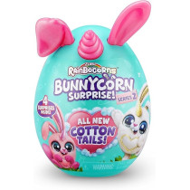 Zuru Rainbocorns Bunnycorn Surprise Series 2, Rabbit Bunny Collectible Plush Stuffed Animal, Surprise Eggs, Toys For Girls
