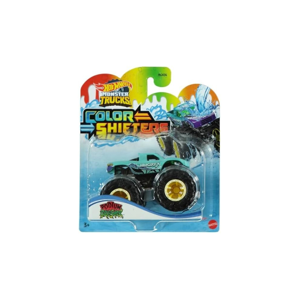 Hot Wheels Monster Trucks Podium Crasher, Colour Shifters