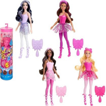 Barbie Color Reveal Doll And Accessories, Ballerina Series, 6 Unboxing Surprises Include Color Change, Inspired By Balletcore