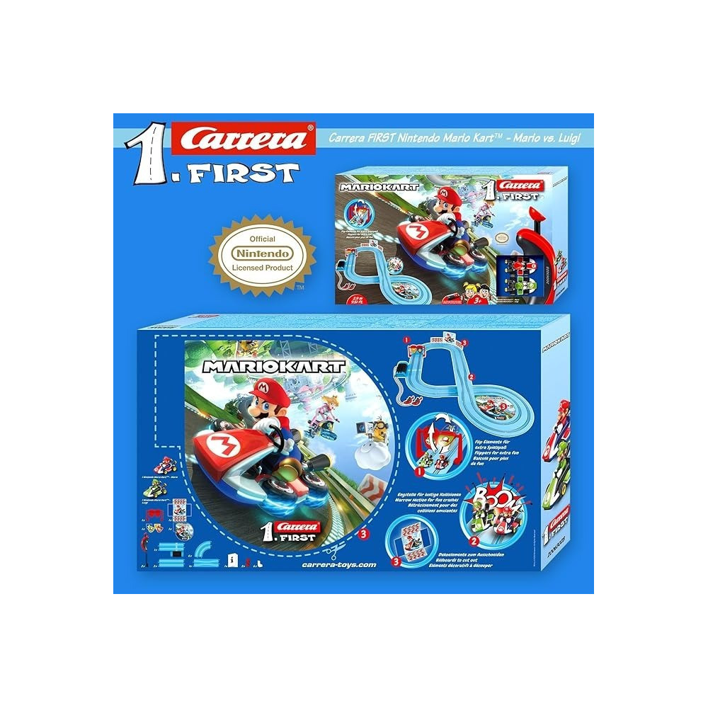 Carrera First Mario Kart Race Track Mario Vs Luigi 63028