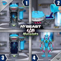 Increditoyz MrBeast Lab Mutators Mutation Chamber Iconic Panther 24717
