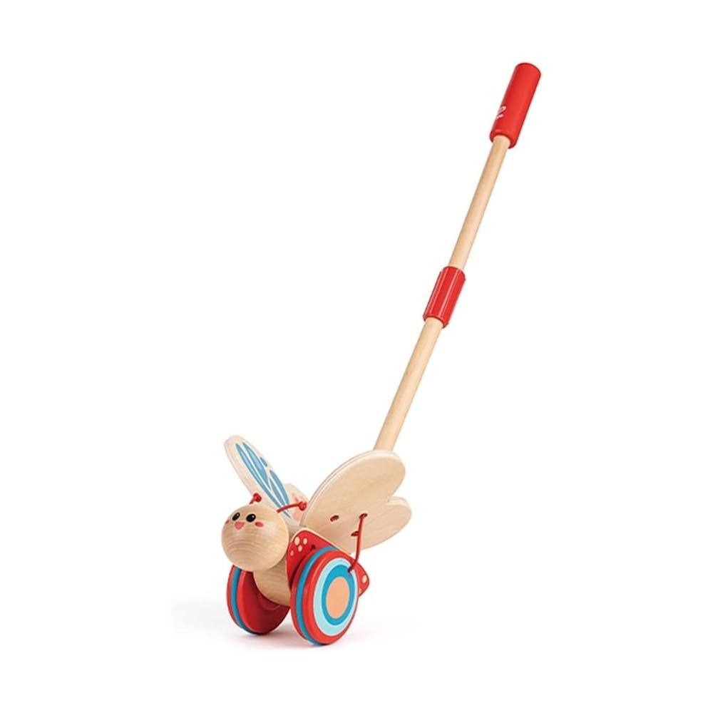 Hape Butterfly Push And Pull Toy E0340