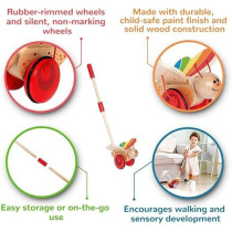 Hape Butterfly Push And Pull Toy E0340