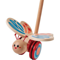 Hape Butterfly Push And Pull Toy E0340