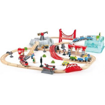 Hape City Train Bucket Set E3771