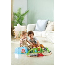 Hape City Train Bucket Set E3771