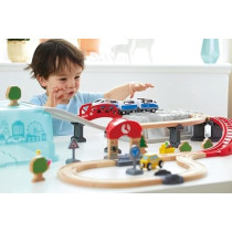 Hape City Train Bucket Set E3771