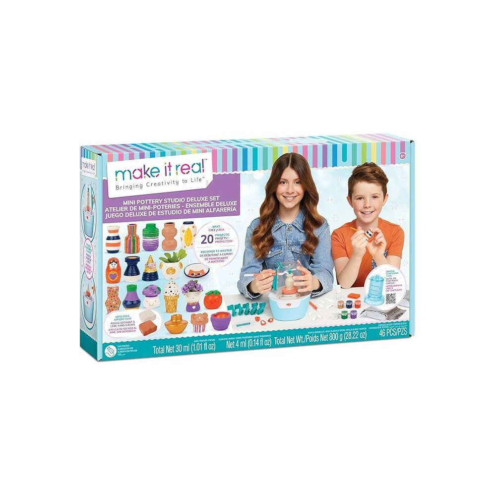 Make It Real Mini Pottery Wheel Deluxe Set 1830