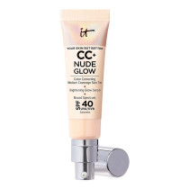 IT Cosmetics Cc+ Nude Glow Lightweight Foundation + Glow Serum With Spf 40, 32Ml Fair Lght