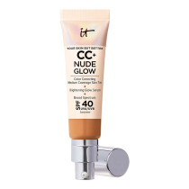 IT Cosmetics Cc+ Nude Glow Lightweight Foundation + Glow Serum With Spf 40, 32Ml Tan