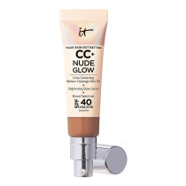IT Cosmetics Cc+ Nude Glow Lightweight Foundation + Glow Serum With Spf 40, 32Ml Rch Hny