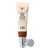IT Cosmetics Cc+ Nude Glow Lightweight Foundation + Glow Serum With Spf 40, 32Ml Deep