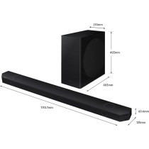 Samsung 85 Inch 8K Neo QLED HDR Quantum Matrix Technology Pro With Samsung 5.1.2ch Soundbar, Black