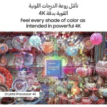 Samsung 55 Inch 4K LED HDR Crystal UHD AirSlim Crystal Processor, UA55CU8100UXZN