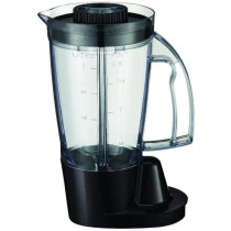 Moulinex Double Force Compact Multi-Function Robot 3 Litre Bowl Blender 1.25 L 6 Speed Options 9 Accessories Included FP546811, Black/Dark Grey