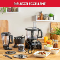 Moulinex FP821811 DoubleForce Multifunction Robot Plastic Black