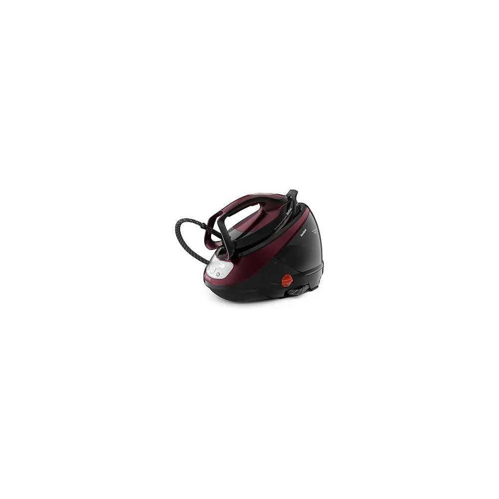 Tefal Pro Express Protect High Pressure Steam Generator Iron, 1.8 L Capacity, 7.5 Bar, 140 g/min Continuous Steam And 560 g/min Steam Boost, 2600 Watt, Removable Scale Collector, Burgundy/Black GV9230
