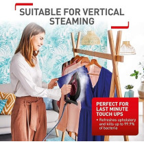 Tefal Pro Express Protect High Pressure Steam Generator Iron, 1.8 L Capacity, 7.5 Bar, 140 g/min Continuous Steam And 560 g/min Steam Boost, 2600 Watt, Removable Scale Collector, Burgundy/Black GV9230