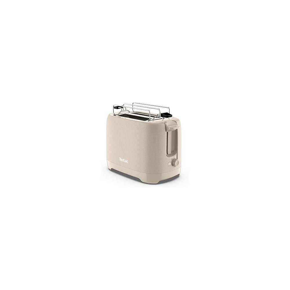 Tefal Toaster Morning 2-Slot Toaster with Bun Warmer for Rolls, Baguettes And Croissants 7 Browning Levels TT2M1B27