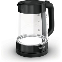 Tefal Electric Glass Kettle KI840830, with Auto Shut-Off And Removable Mesh Filter, Fresh Water Boiled, 2200W, 1.7 Liters, Black