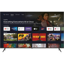JVC 85 inch Edgeless 4K UHD QLED Google Tv With Voice Remote, Bluetooth, Built in Chromecast and Dolby Audio-2024 Model LT-85NQ7145