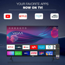 Nikai 50 Inch 4K UHD Quality Smart TV, Black, UHD50SVDLED