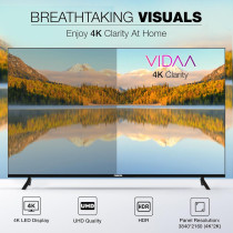 Nikai 50 Inch 4K UHD Quality Smart TV, Black, UHD50SVDLED