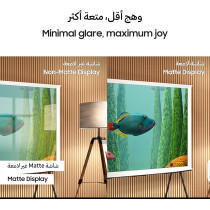 Samsung 65 Inch The Serif LS01D QLED 4K 360 All Round Design Smart TV, White