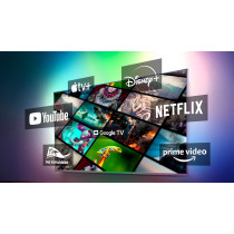 Philips 7900 Series 75 Inch Google Smart LED TV, Black