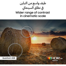 Samsung 55 Inch TV QLED Quantum Processor 4K Motion Enhancement HDR10+, QA55Q70CAUXZN, Titanium Grey