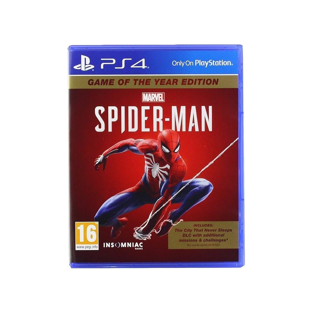 Insomniac Games Spider-Man Game Of The Year Edition, Ps4