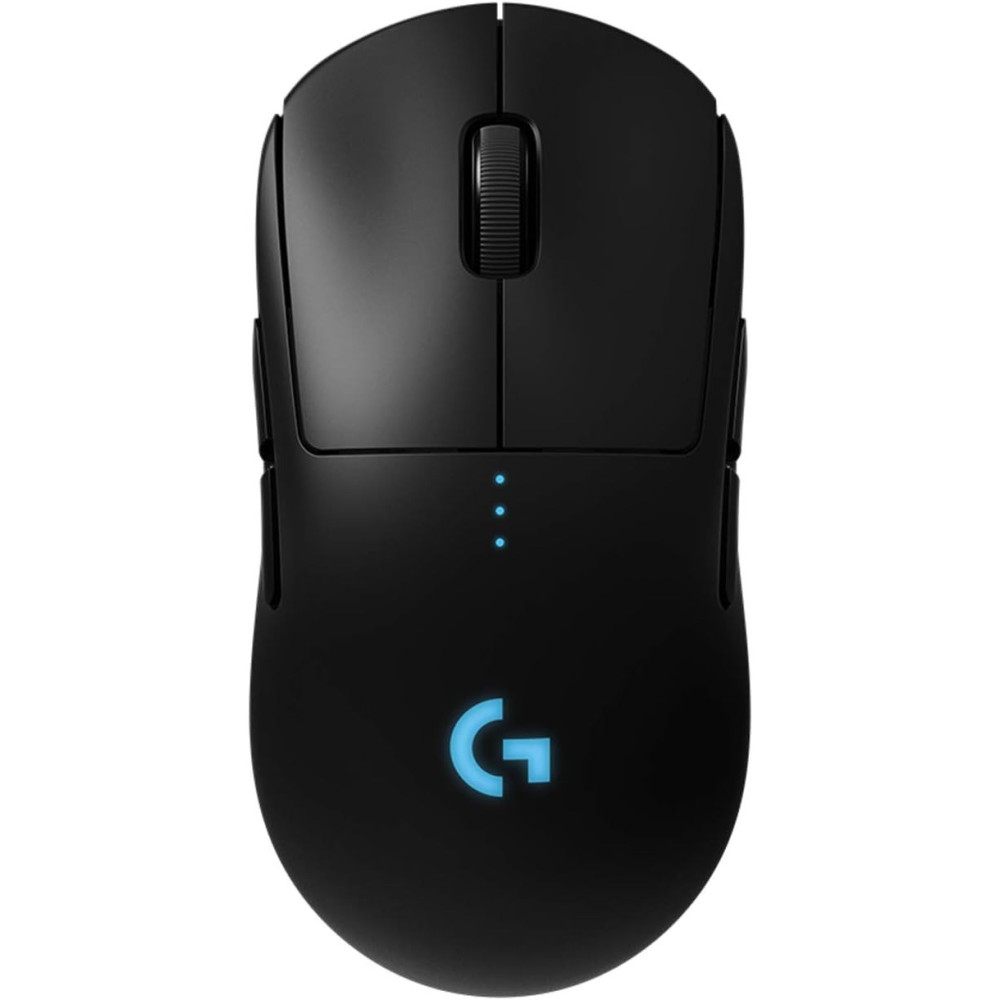Logitech G Pro Wireless Gaming Mouse, Hero 25K Sensor, 25,600 Dpi, Rgb, Ultra Lightweight, 4-8 Programmable Buttons, Long Battery Life, Powerplay-Compatible, Built For Esports, Pc/Mac, Black
