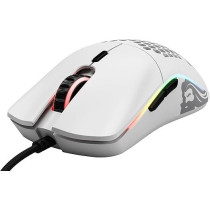 Glorious Pc Gaming Race Model O Wired Gaming Mouse, Rgb 67G Lightweight Ergonomic, Backlit Honeycomb Shell Design Mice (Matte White)